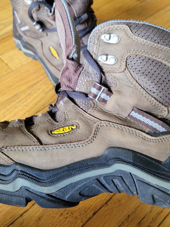 KEEN Durand Mid WP Waterproof Hiking Boots Brown Men\'s main image 11